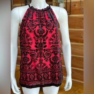 Max Studio Velvet Halter Top